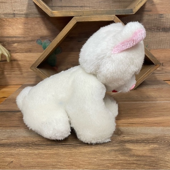 Kingdom kitten vintage cat plush toy white cross button nose Matthew 16:19 - Picture 7 of 8